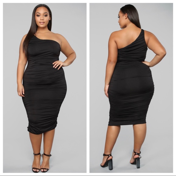 Fashion Nova Dresses & Skirts - Fashion Nova Barely Know Me One Shoulder Dress